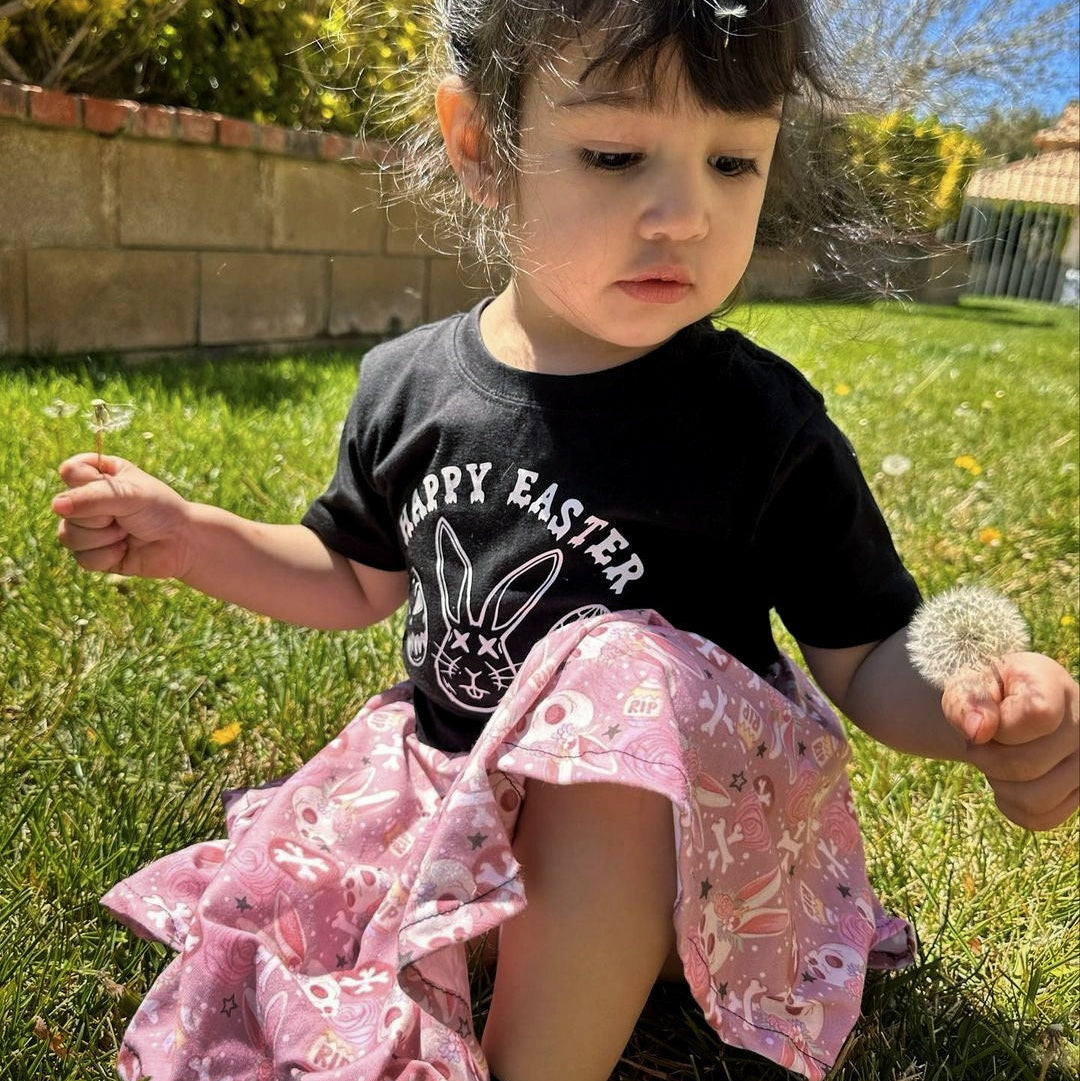 Twirly Skirt - Black to Black collection - Spooky ABCs