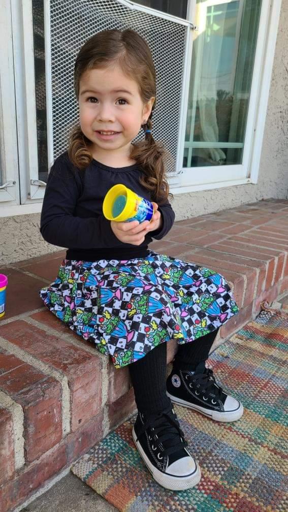 Twirly Skirt - All Hallows Eve - Checkers