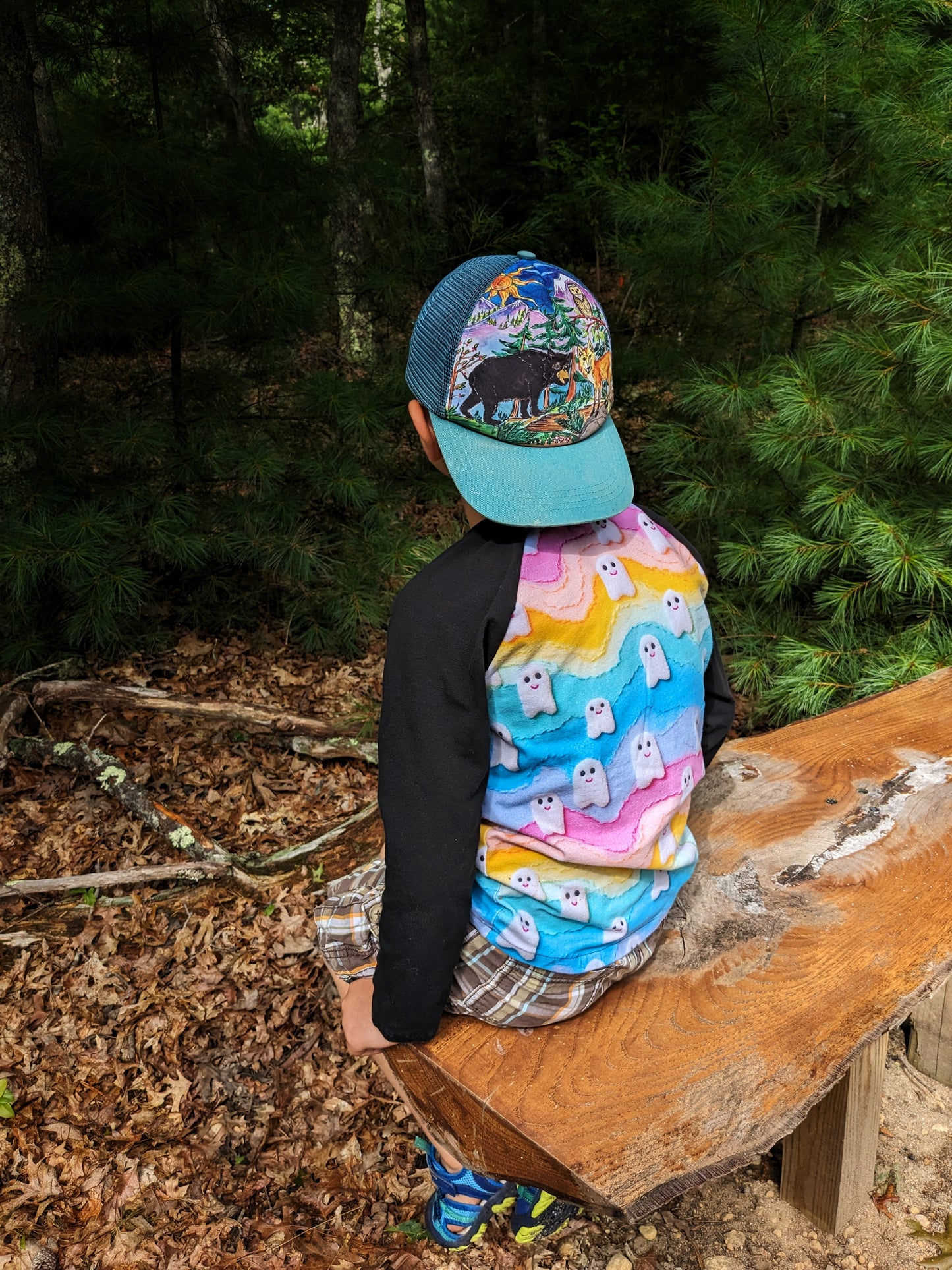 Raglan Short or Long Sleeves T-shirt - Spooky Birthday