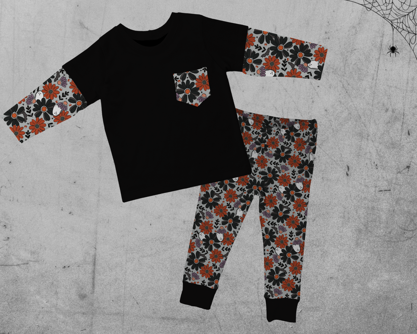 Layered T-shirt - Autumn's Bloom