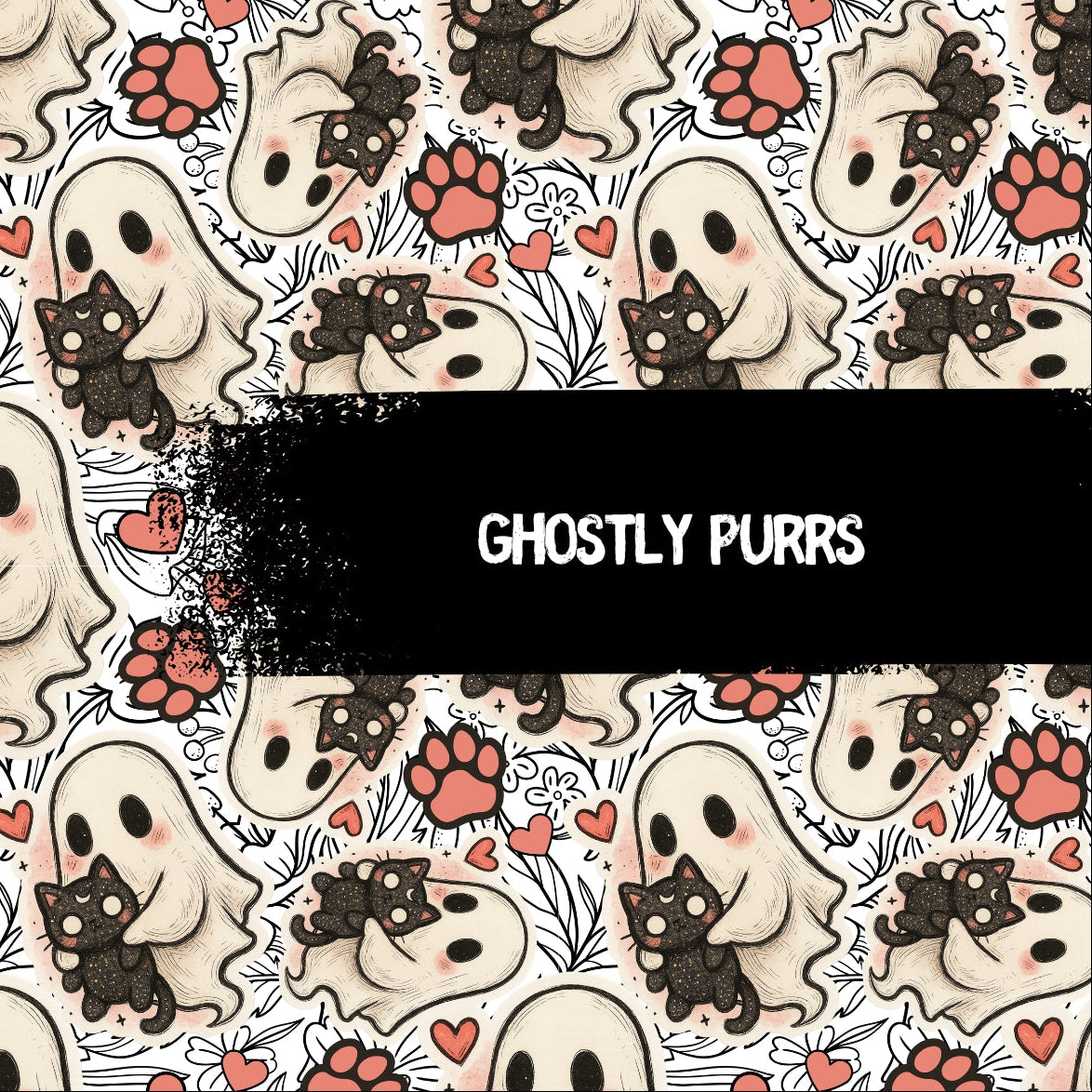Layered T-shirt - Autumn Spells - Ghostly Purrs