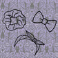 Hair Accs - Autumn Spells - Midnight Bats