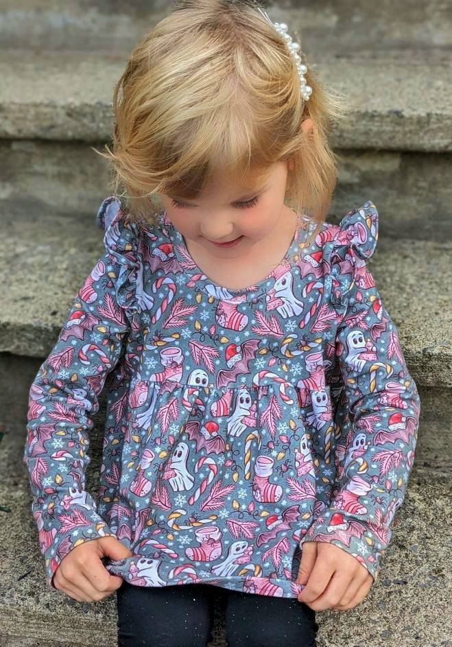 Peplum top - Pumpkin Patch