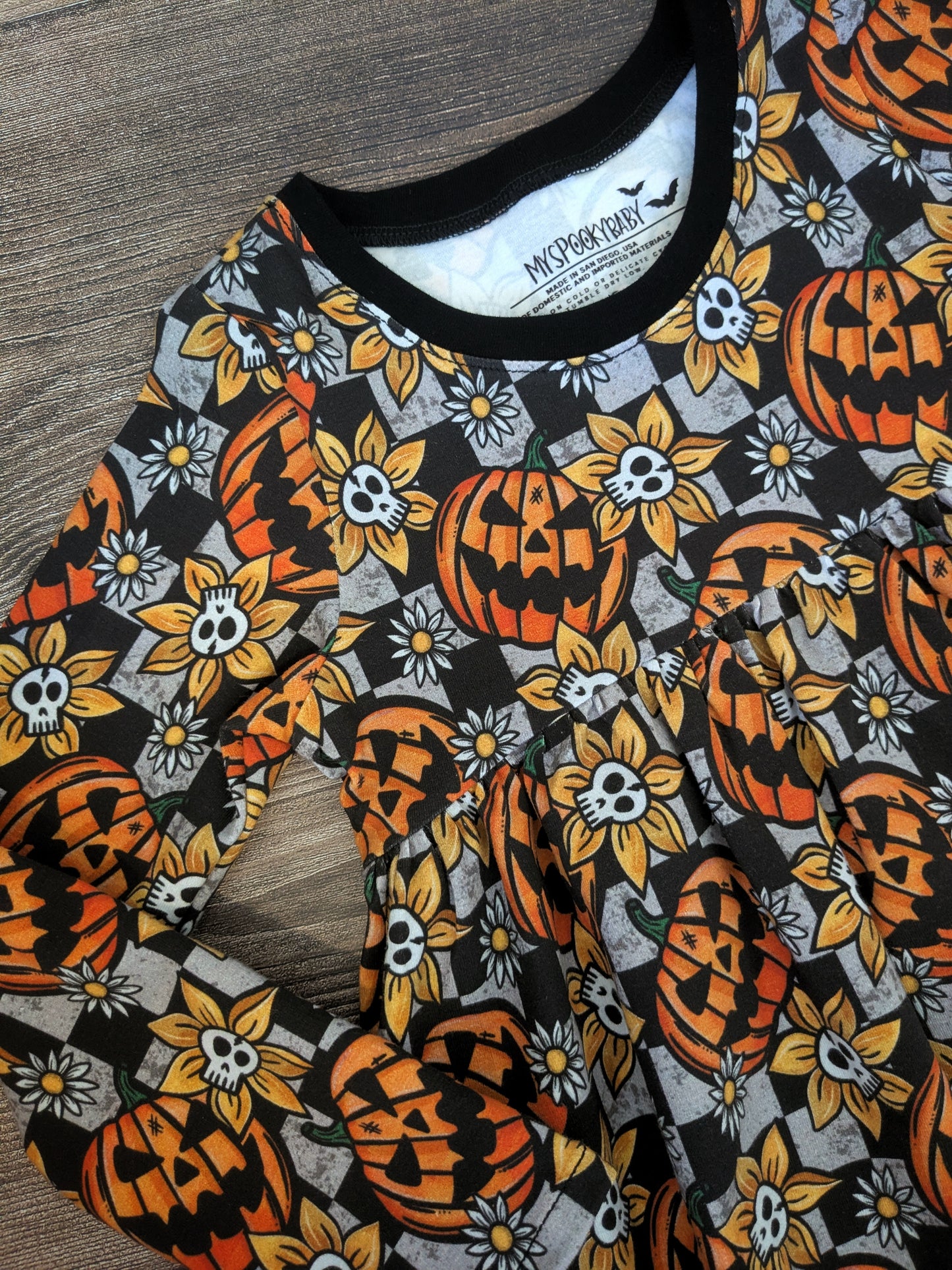 Peplum top - Pumpkin Patch