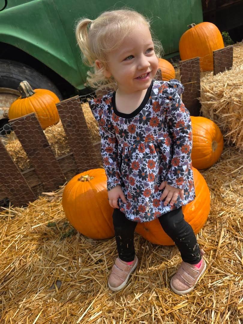 Peplum top - Autumn's Bloom