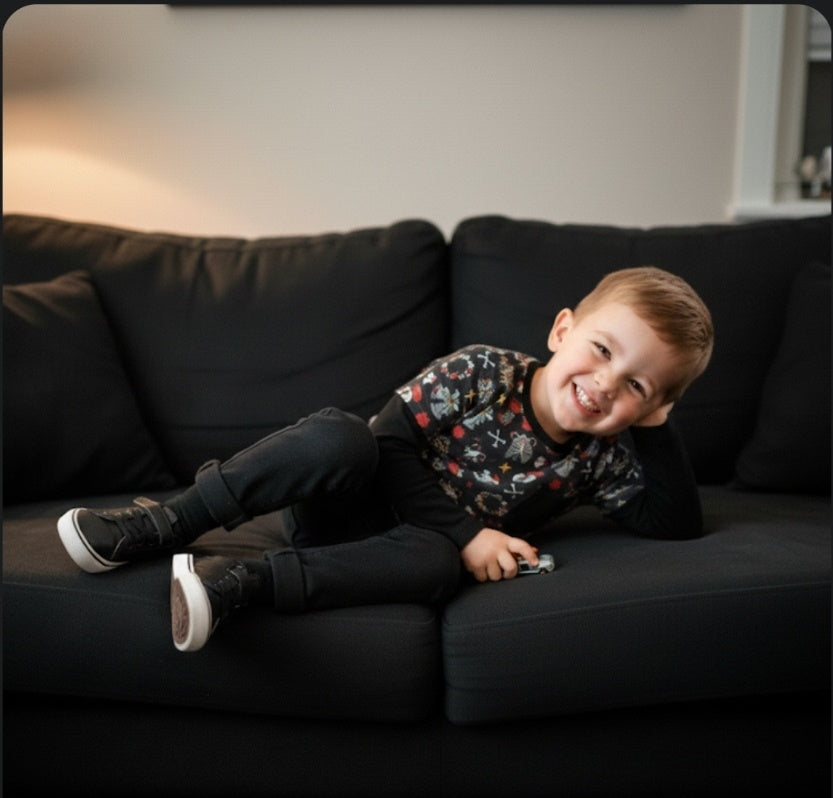 Layered T-shirt - Spooky Birthday