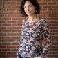 Women's Islington Top - Autumn Spells - Moonlit Pumpkin