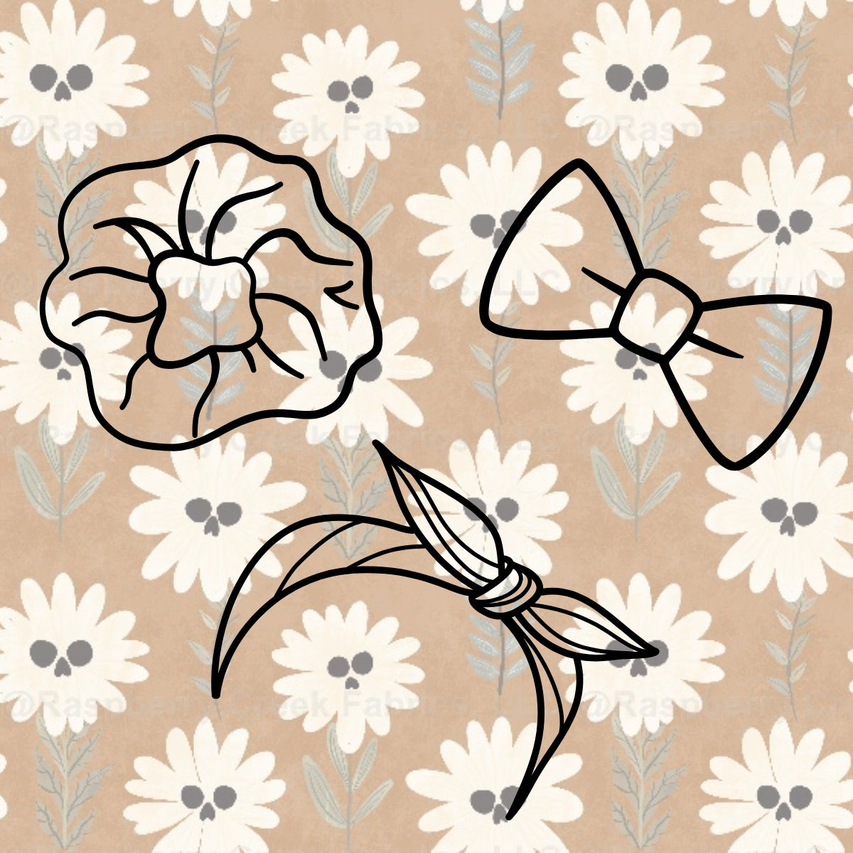 Hair Accs - Autumn Spells - Haunted Daisies