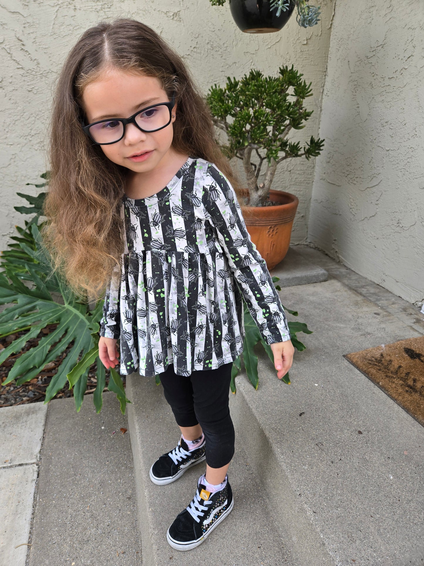 Peplum top - Pumpkin Patch