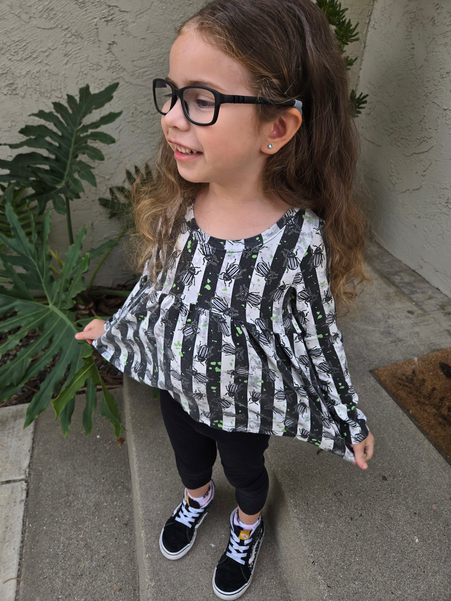 Peplum top - Pumpkin Patch