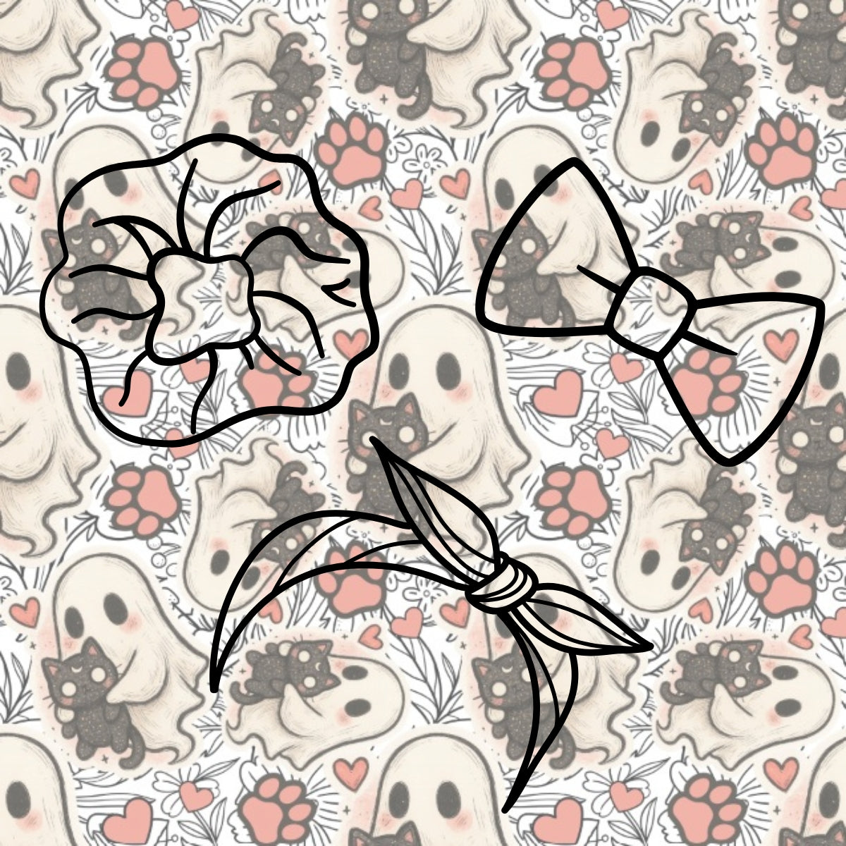 Hair Accs - Autumn Spells - Ghostly Purrs