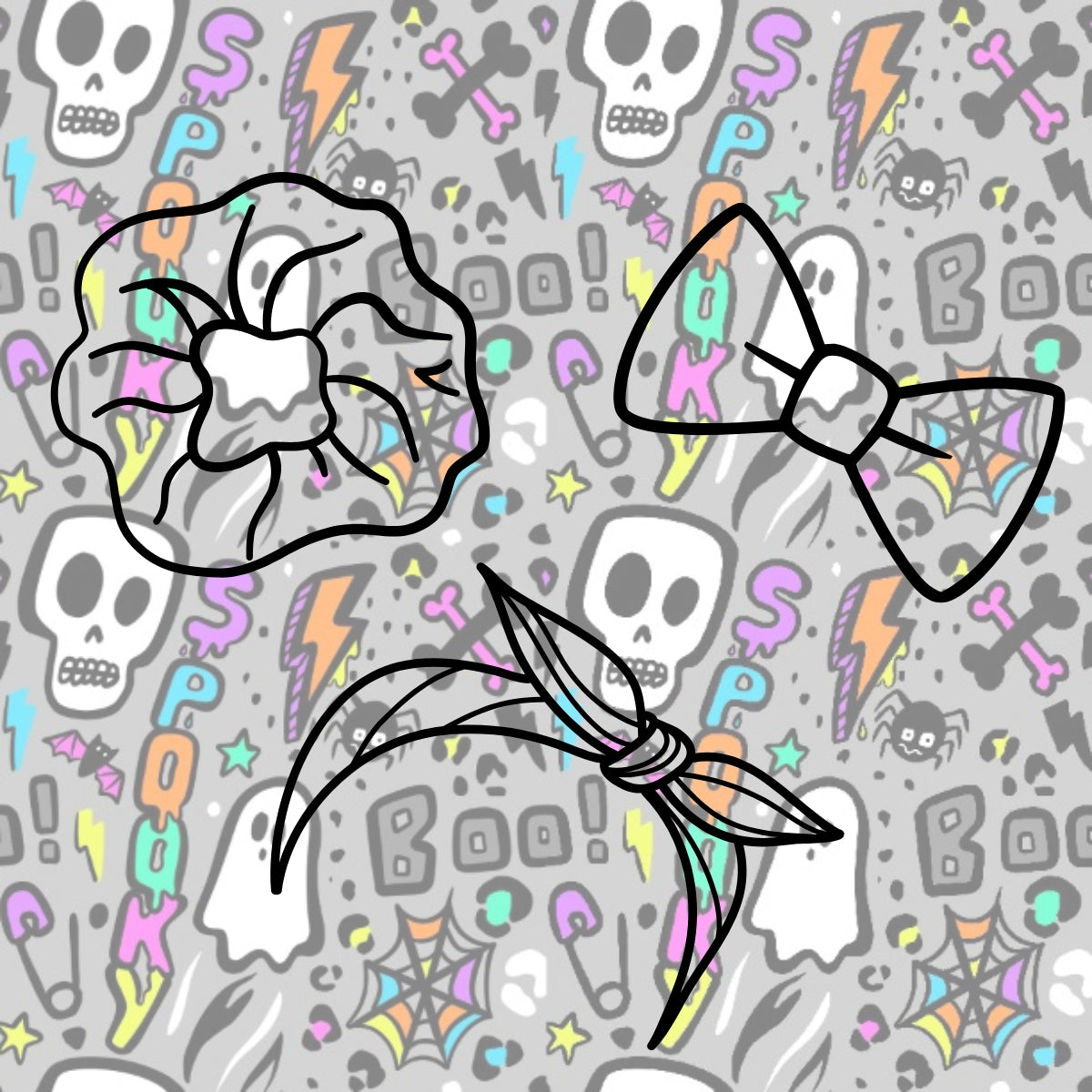 Hair Accs - Autumn Spells - Spooky Scribbles