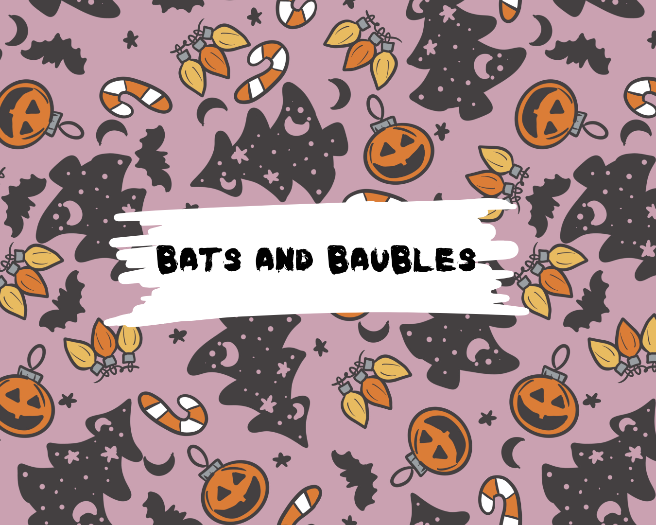 Adult Joggers - Bats and Baubles