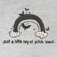 Ray of Pitch Black Sweater - Kids and Youth Sizes - Heather Gray