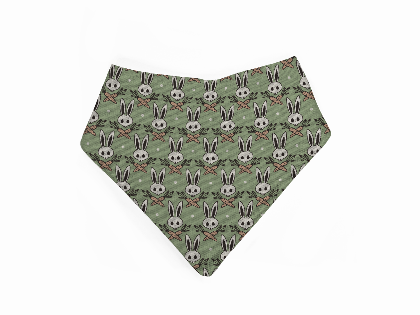 Bandana bibs, feeding bibs - Carrot Crossbones
