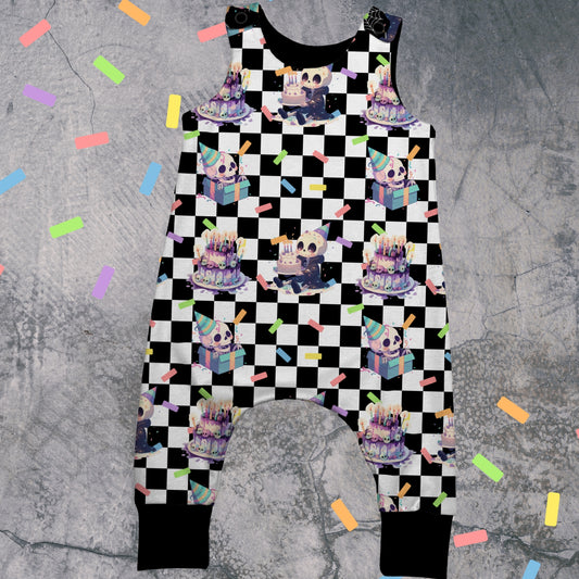 Romper long legs - Spooky Birthday