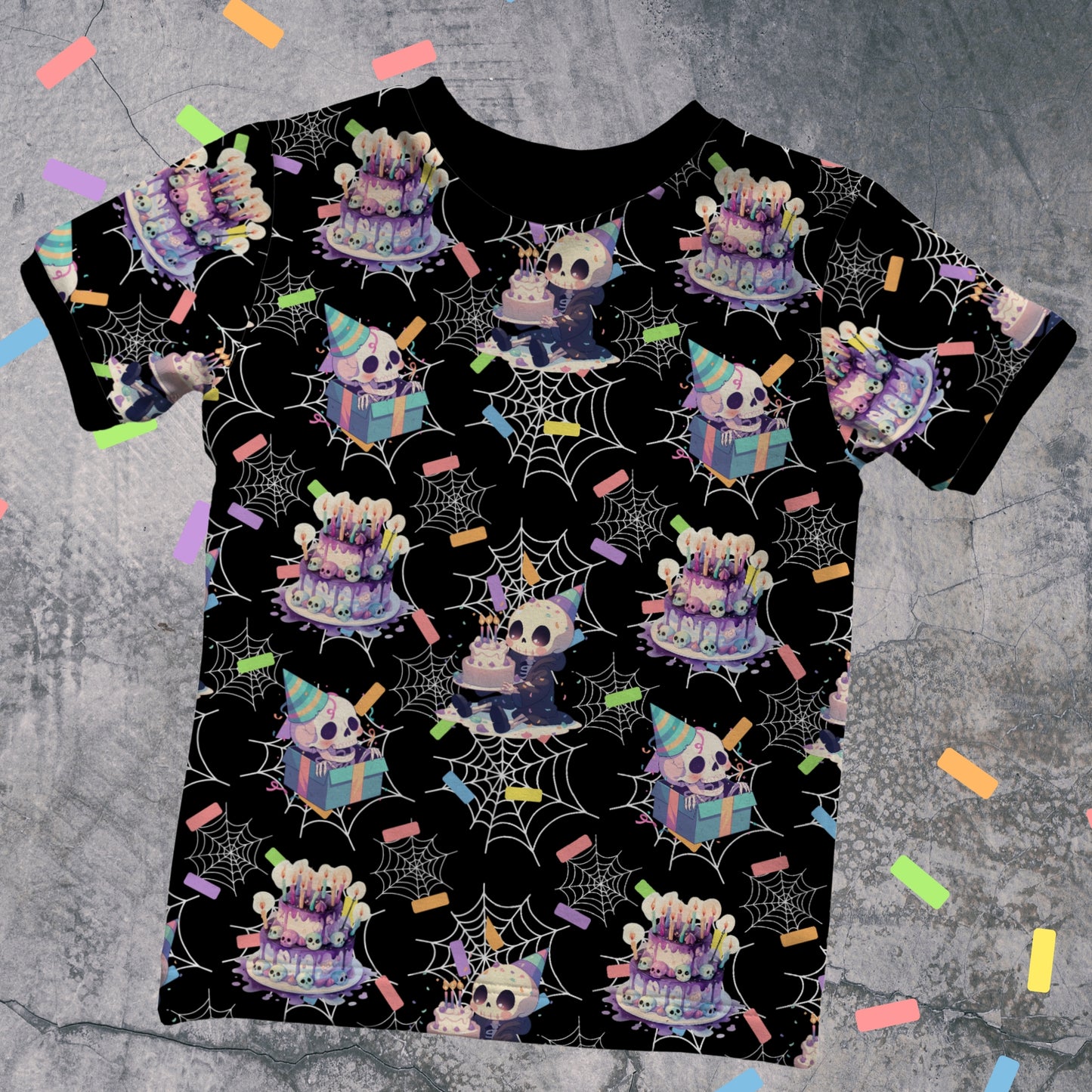 Short Sleeves T-shirt - Spooky Birthday