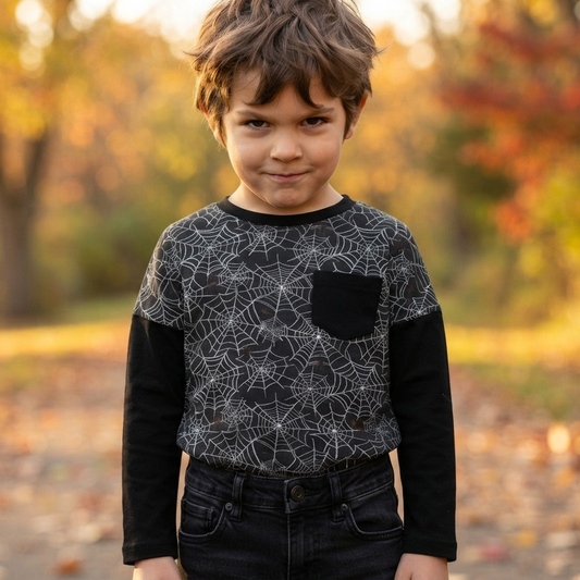 Layered T-shirt - Autumn Spells - Cobweb Cottage