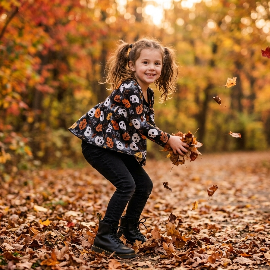 Peplum top - Autumn Spells - Fall Spirits
