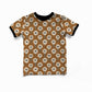 Women - Ringer T-shirt - Autumn Spells - Haunted Daisies - Orange