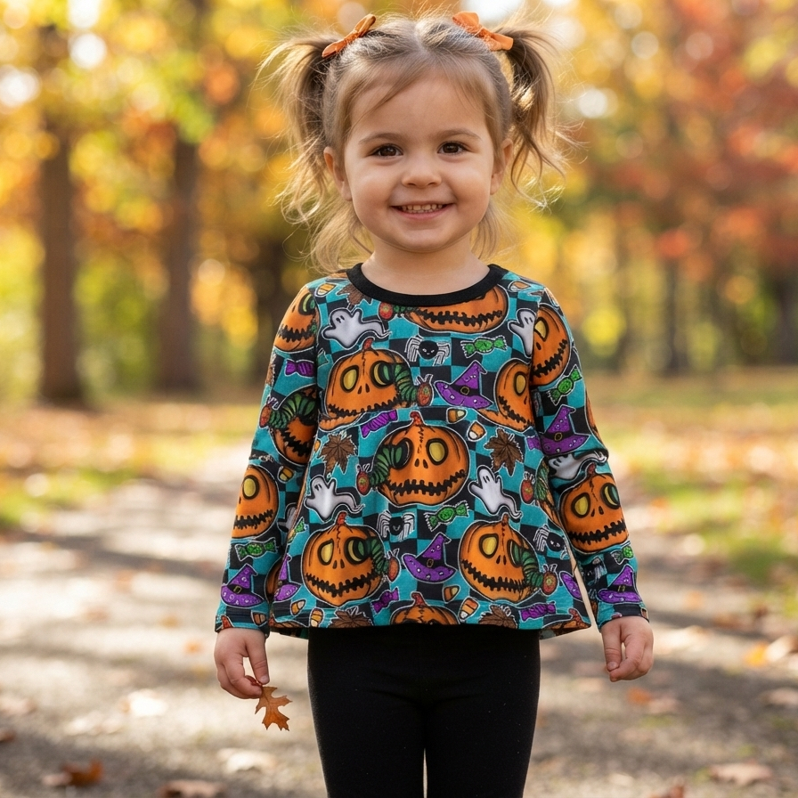 Peplum top - Autumn Spells - Hungry Caterpillar