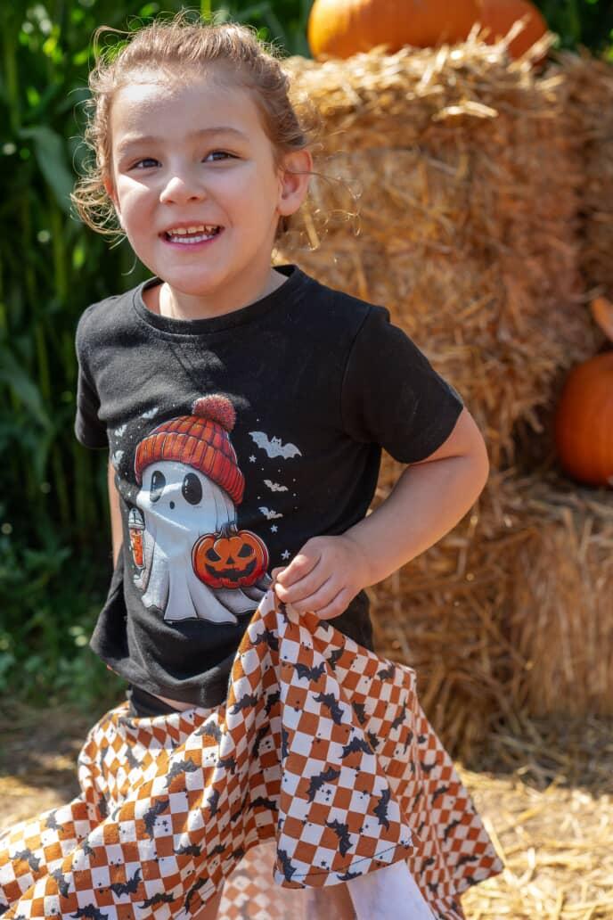 Twirly Skirt - All Hallows Eve - Checkers
