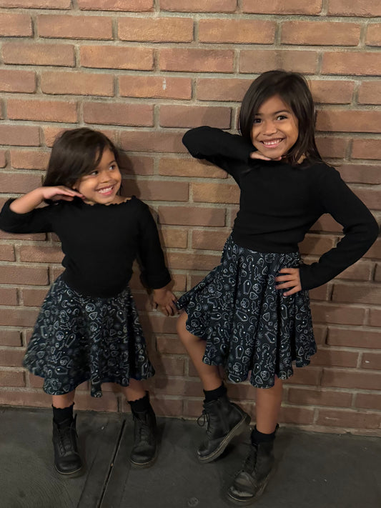 Twirly Skirt - Spooky Kid