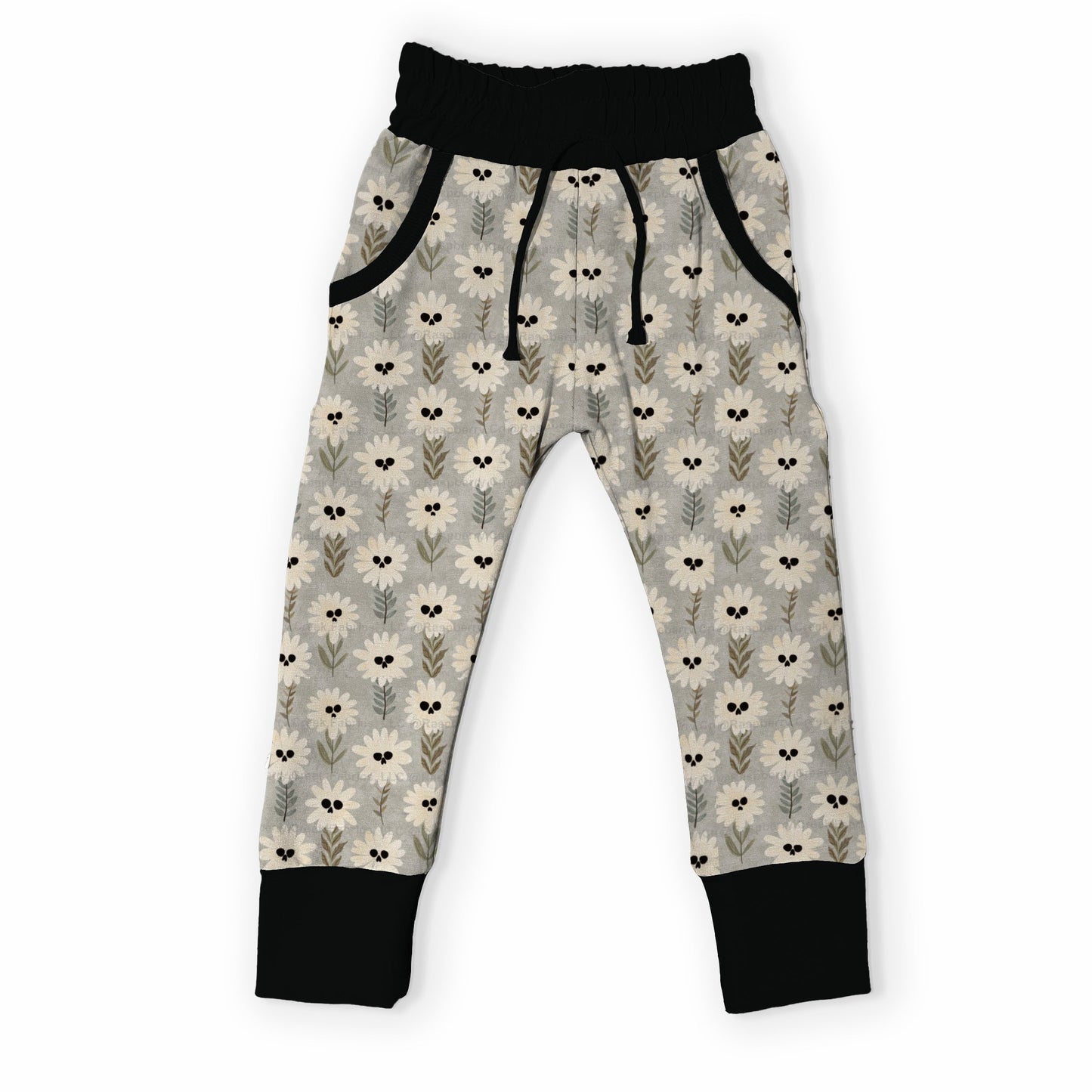 Adult Joggers - Autumn Spells collection - Haunted Daisies
