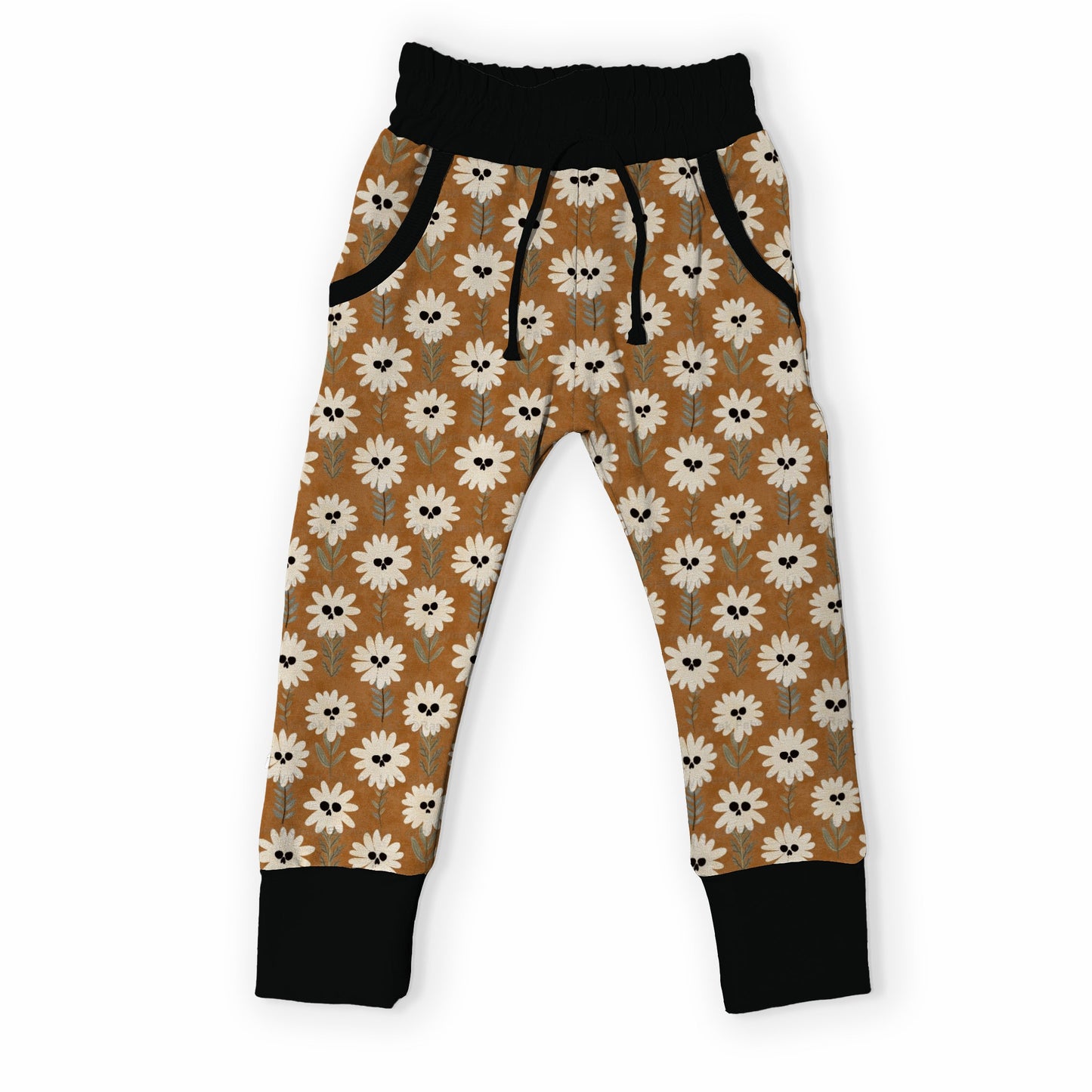 Adult Joggers - Autumn Spells collection - Haunted Daisies