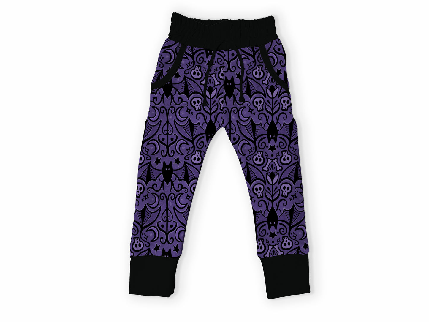 Joggers w/ Pockets - Autumn Spells - Midnight Bats