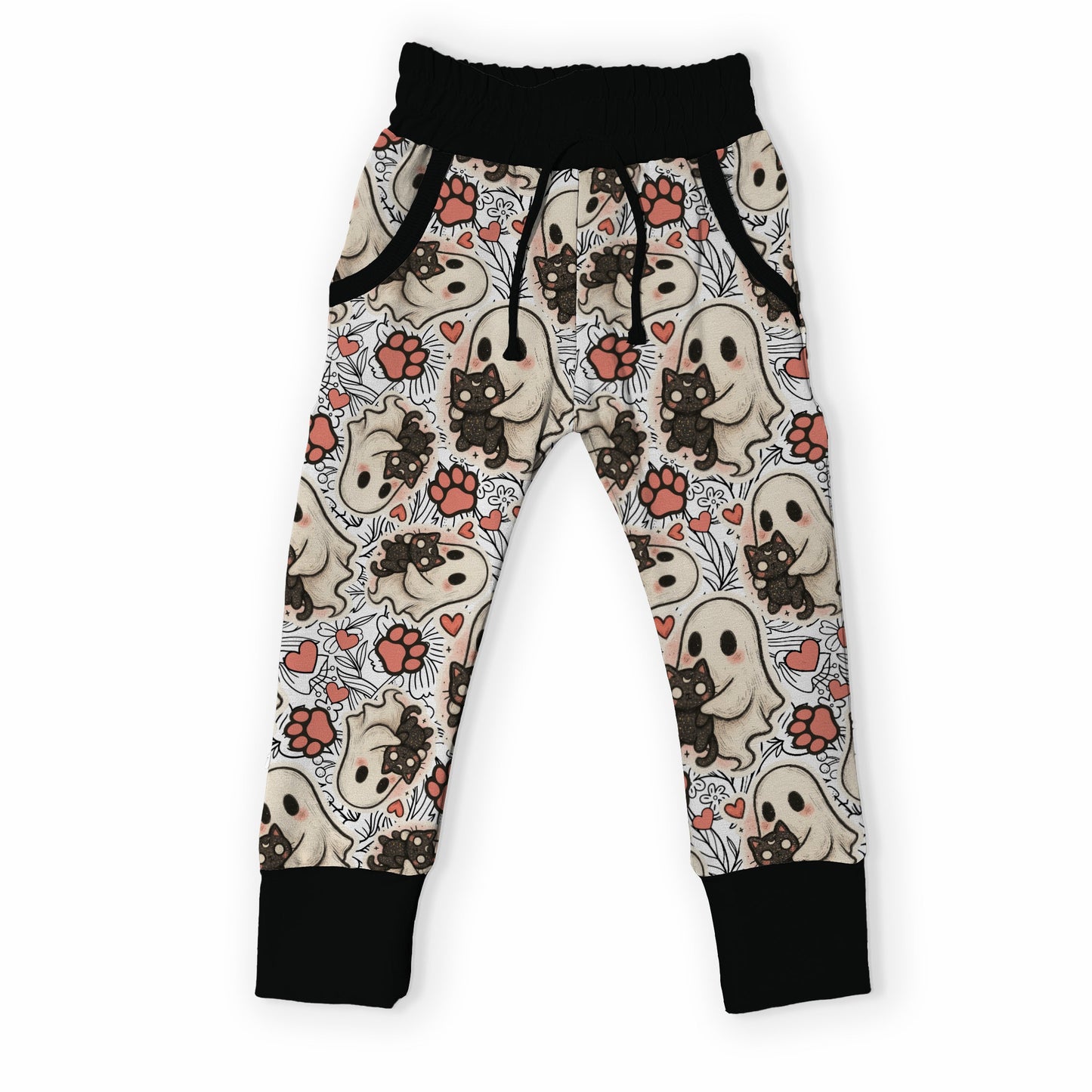 Adult Joggers - Autumn Spells collection - Ghostly Purrs