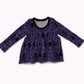 Peplum top - Autumn Spells - Midnight Bats