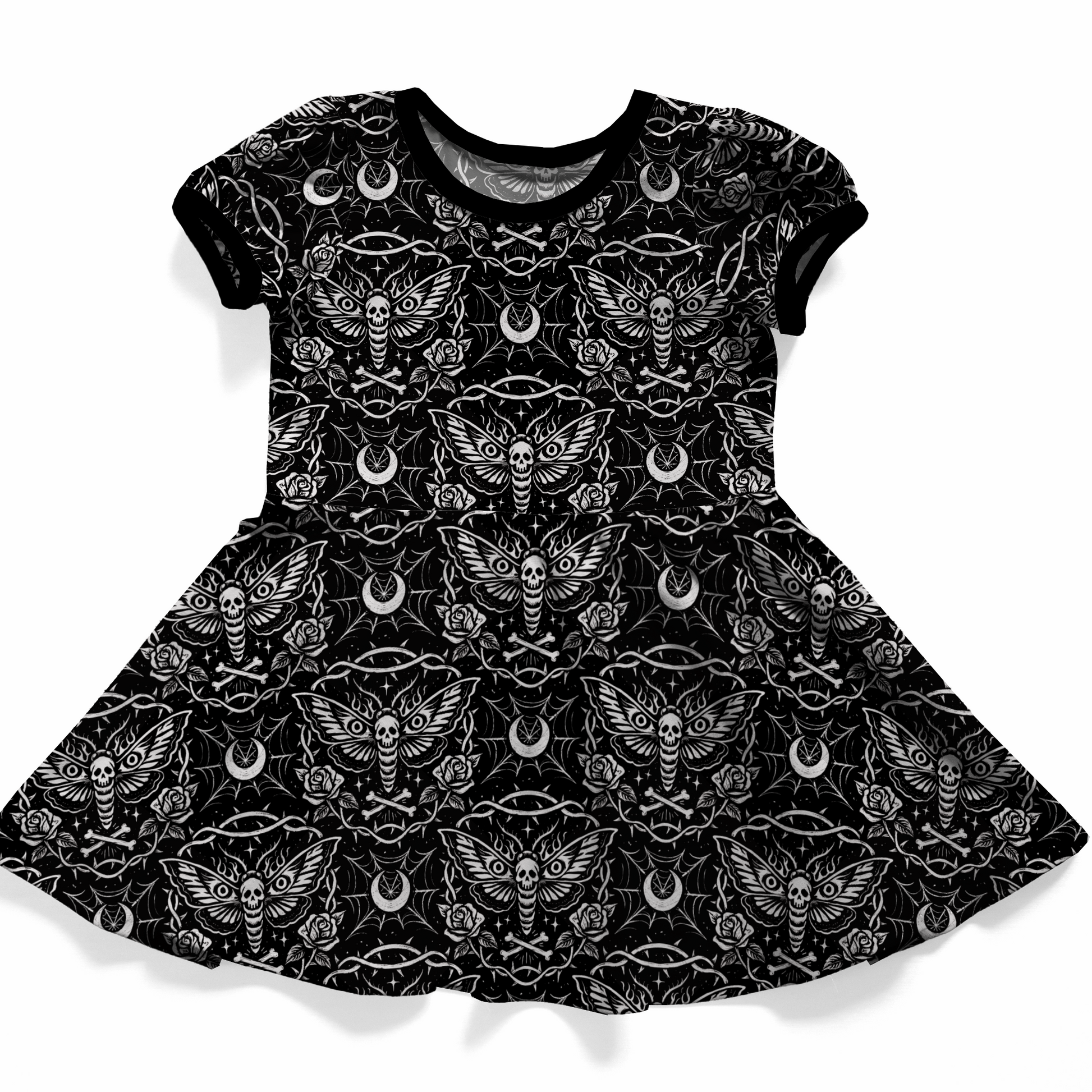 Dress - Back to Black collection - Moonlit Moth myspookybaby Dress - Back to Black collection - Moonlit Moth myspookybaby