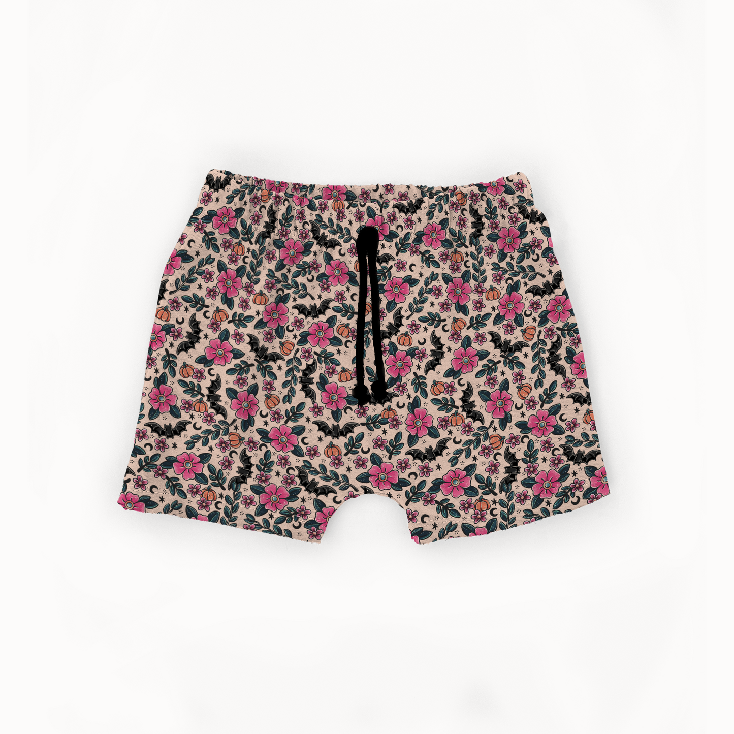 Play Short - Bunnies, Bones and Bloom - Blush and Bats