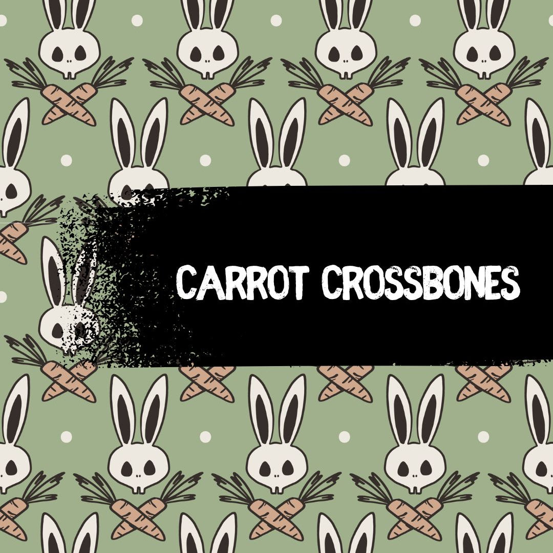 Joggers w/ Pockets - Bunnies, Bones and Bloom - Carrot Crossbones