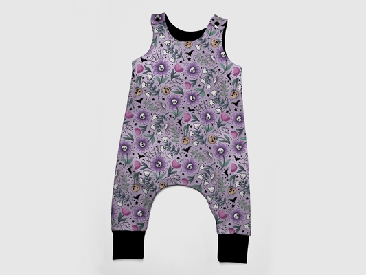 Romper long legs - Bunnies, Bones and Bloom - Bloom and Gloom