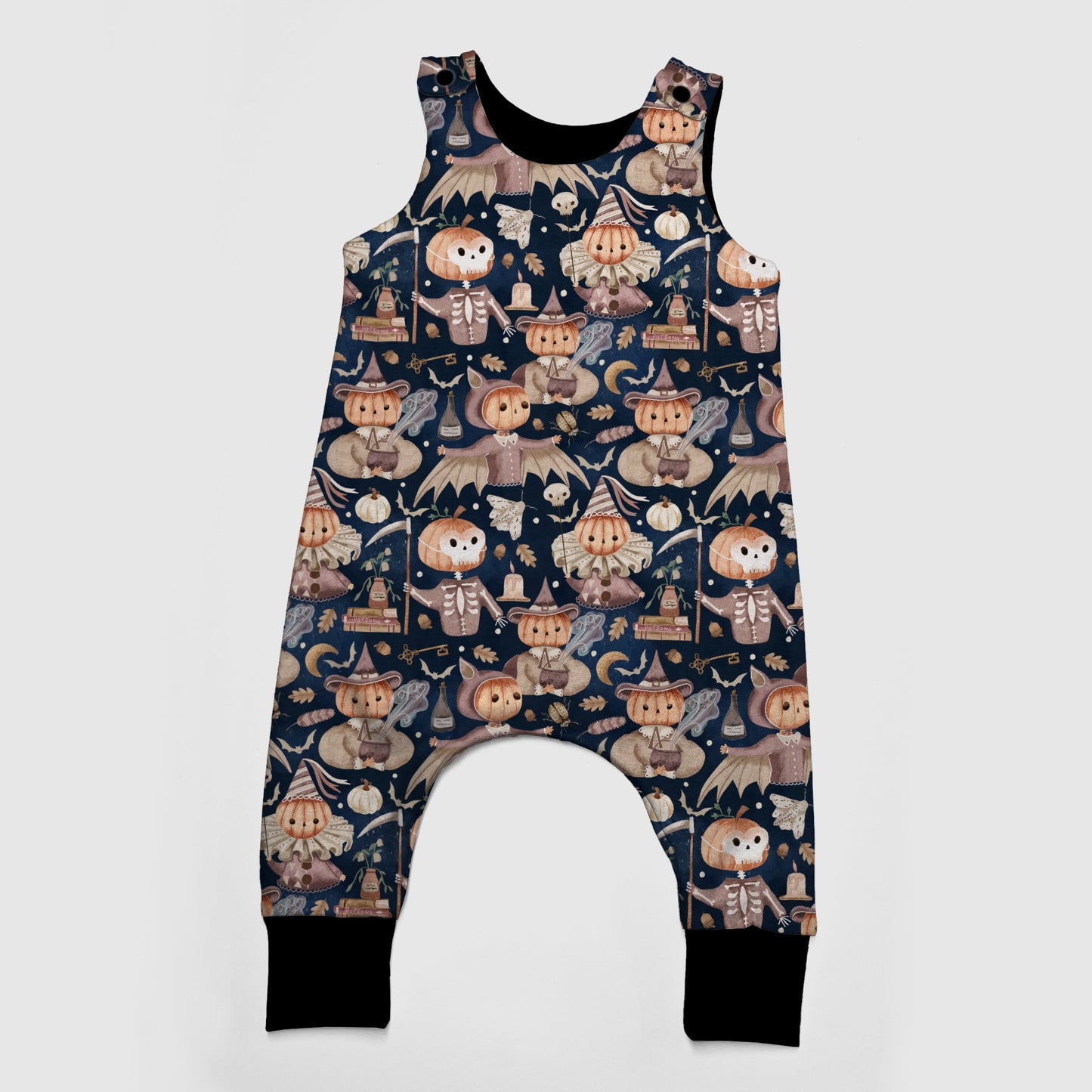Romper long legs - Autumn Spells - Pumpkin Coven