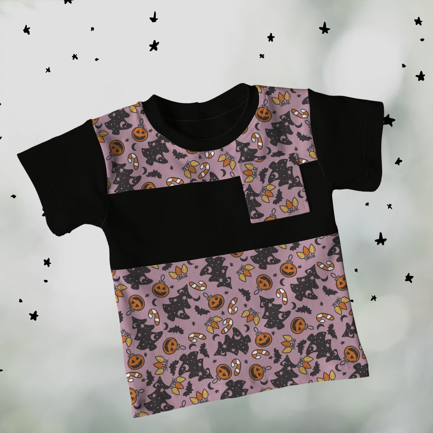 Colorblock T-shirt - Bats and Baubles