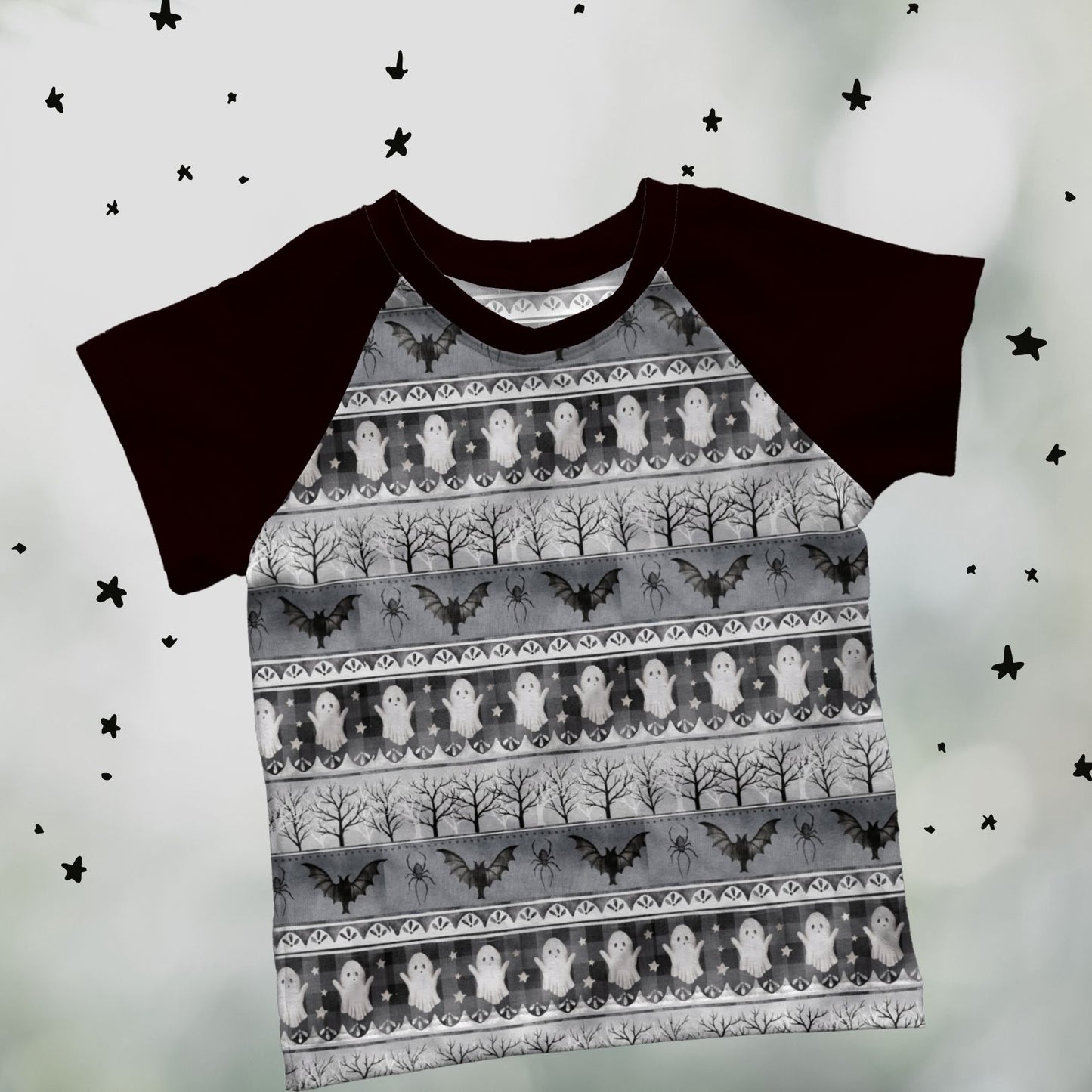 Raglan Short or Long Sleeves T-shirt - Winter Spirits