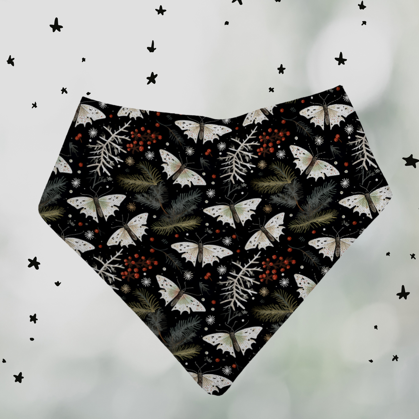 Bandana bibs, feeding bibs - Nocturnal