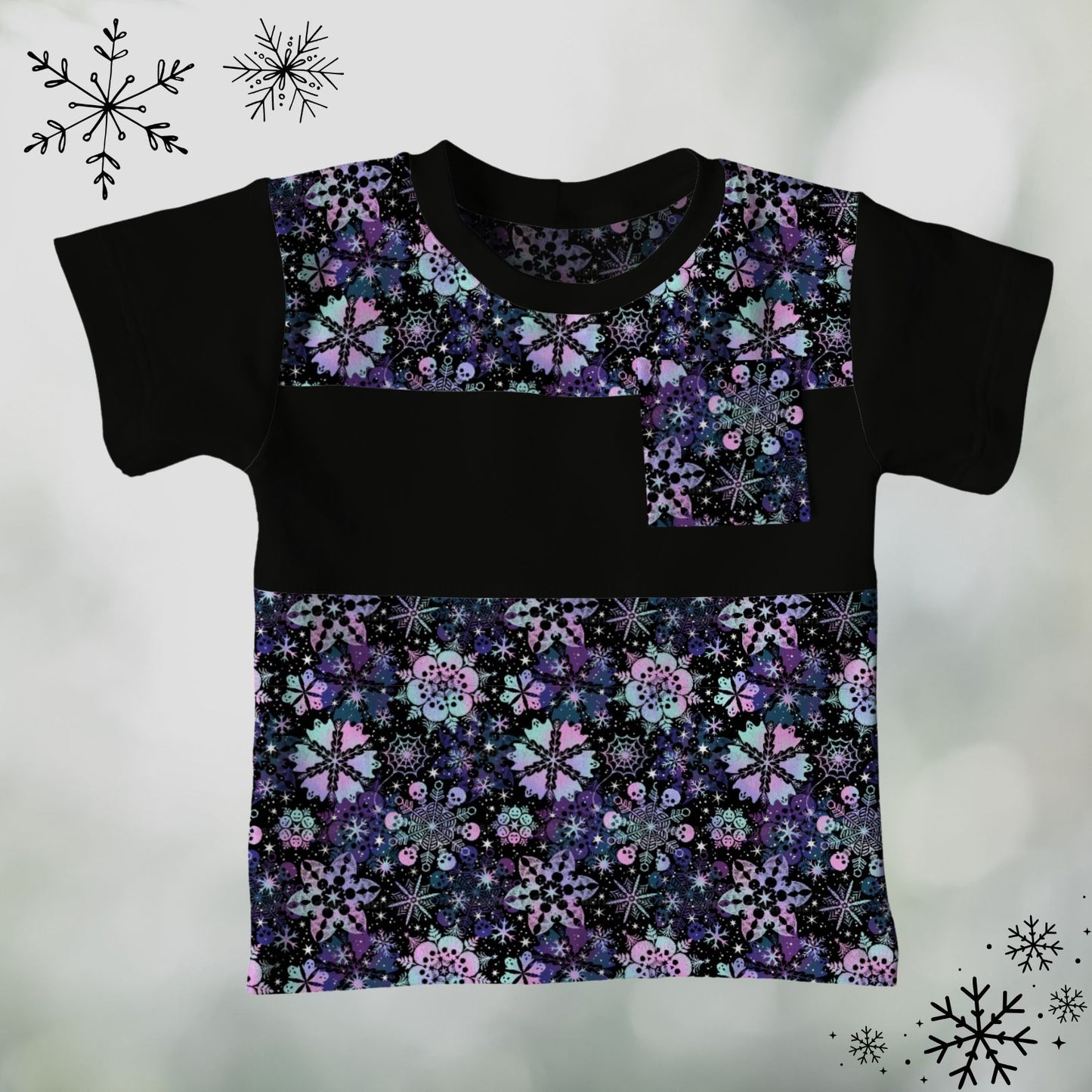 Colorblock T-shirt - Frost and Fright