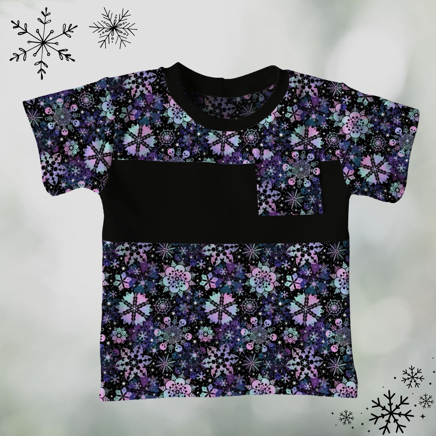 Colorblock T-shirt - Frost and Fright