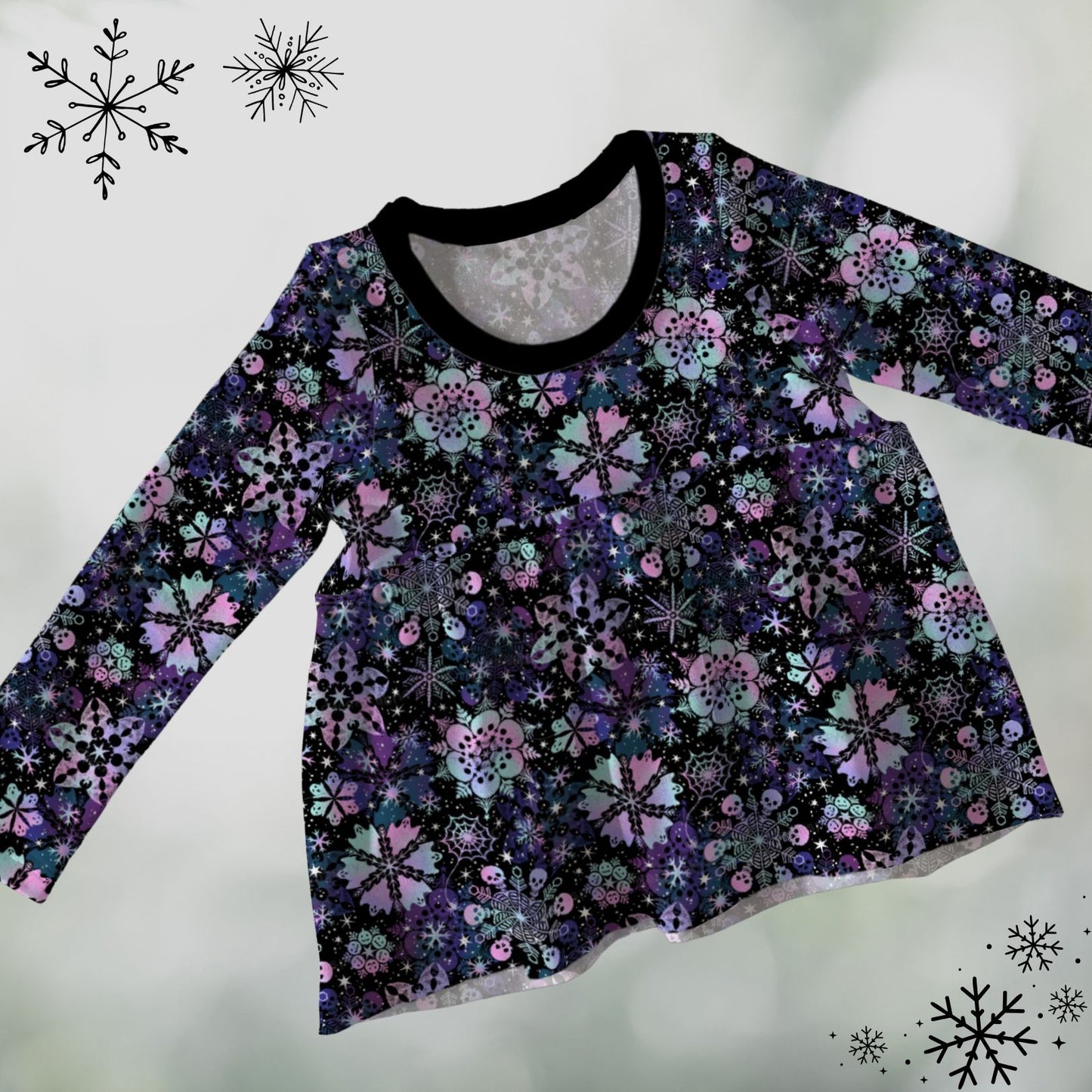 Peplum top - Frost and Fright
