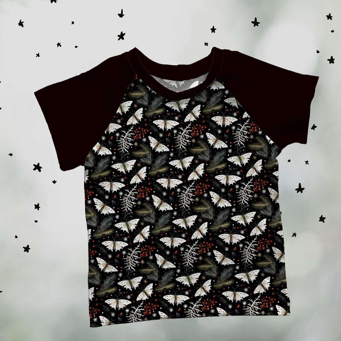 Raglan Short or Long Sleeves T-shirt - Nocturnal