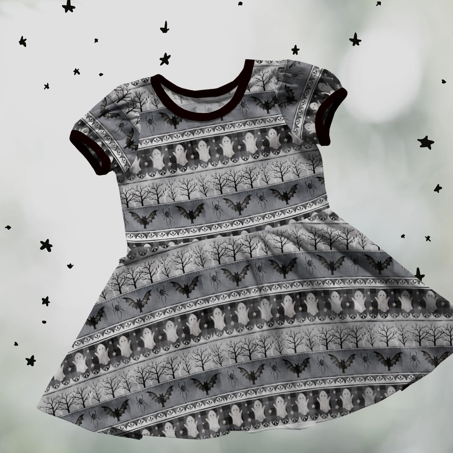 Dress - Winter Spirits - Short or Long sleeves