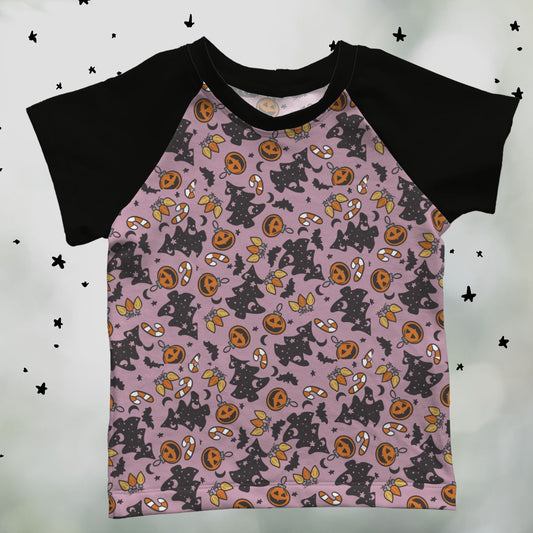 Raglan Short or Long Sleeves T-shirt - Bats and Baubles