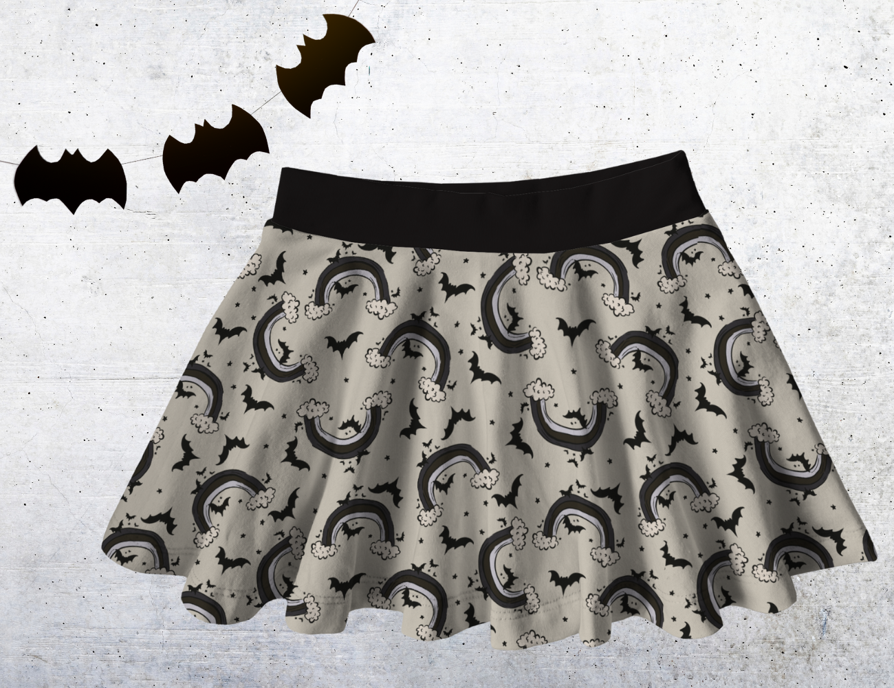 Twirly Skirt - Ray of Pitch Black