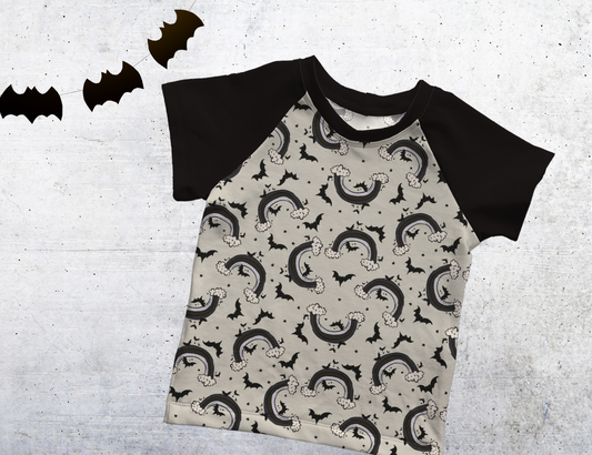 Women -  Raglan T-shirts - Ray of Pitch Black