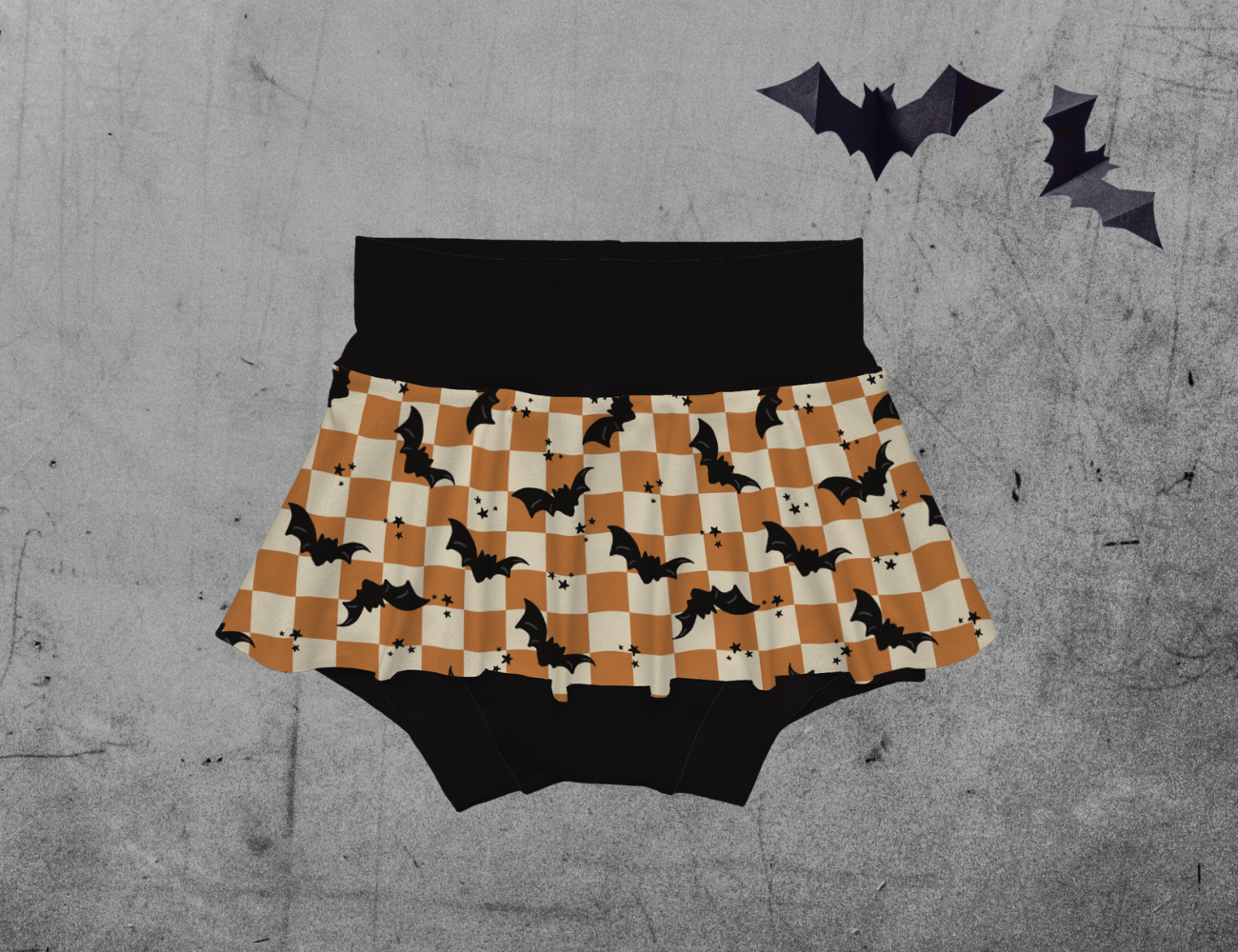 Skirted Bummies - All Hallows Eve - Checkers