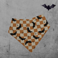 Bandana bibs, feeding bibs - All Hallows Eve - Checkers